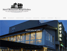 Tablet Screenshot of buergerstuben.eu
